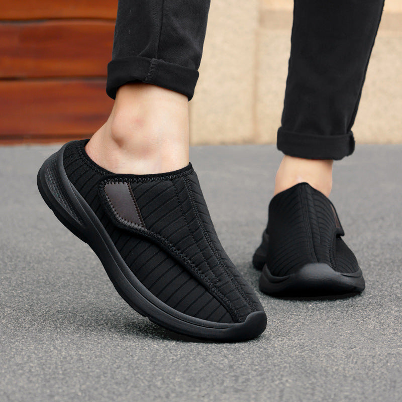 Damen Bequeme Hausschuhe mit rutschfester Sohle und elastischem Obermaterial R&B