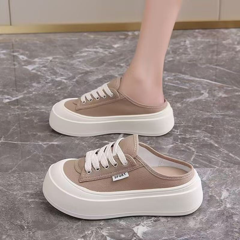 Damen Plateauslipper mit sportlichem Design und bequemer Passform