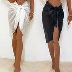 Damen eleganter beachy Sarong mit Binde-Detail R&B