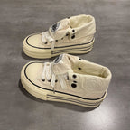 Damen Hohe Plattform-Sneaker mit modischem Design und praktischer Knöchelstütze R&B