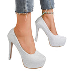 Damen Glitzernde High Heels R&B