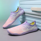 Damen Aqua-Freizeitschuhe mit elastischem Obermaterial und rutschfester Sohle R&B