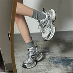 Damen Stadtangepasste Laufschuhe mit dämpfender Sohle und atmungsaktivem Mesh R&B