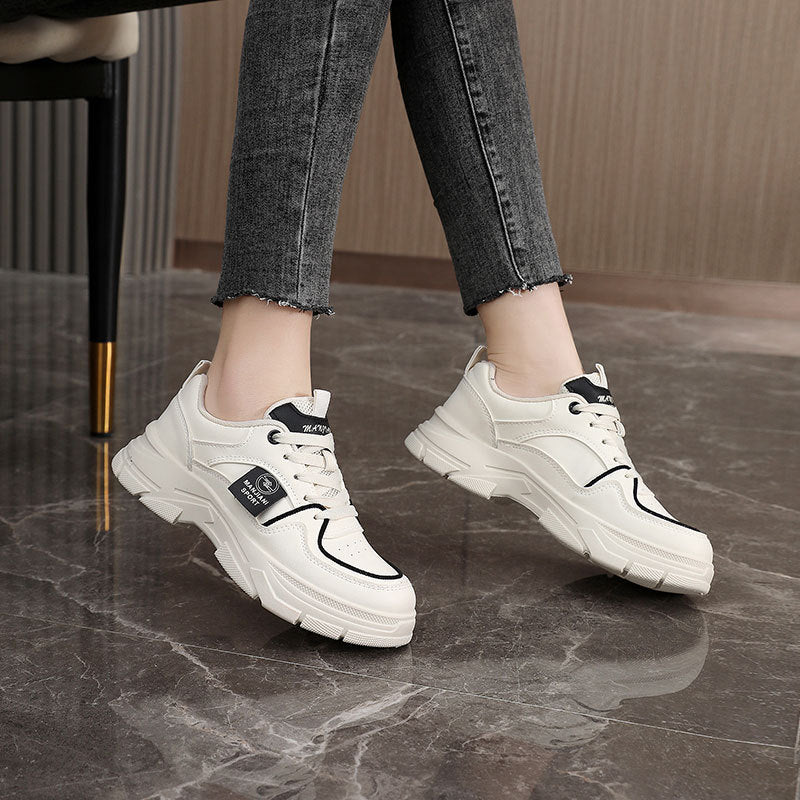 Damen Sportliche Chunky Sneakers mit atmungsaktiver Oberflächenstruktur R&B