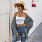 Damen lässige Strickjacke im oversized Schnitt R&B