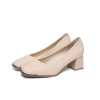 Damen Elegante und bequeme Blockabsatz-Schuhe R&B