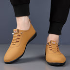 Damen Komfortable Slip-On Schuhe mit elastischer Schnürung und atmungsaktiver Obermaterialstruktur