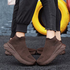 Damen Sportliche Strick-Sneaker mit elastischer Sohle R&B