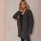 Damen Grobstrickjacke mit lässigem Schnitt und praktischen Taschen R&B