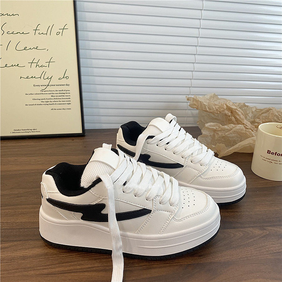 Damen modische Plateau Sneakers mit einzigartigem Schnitt R&B