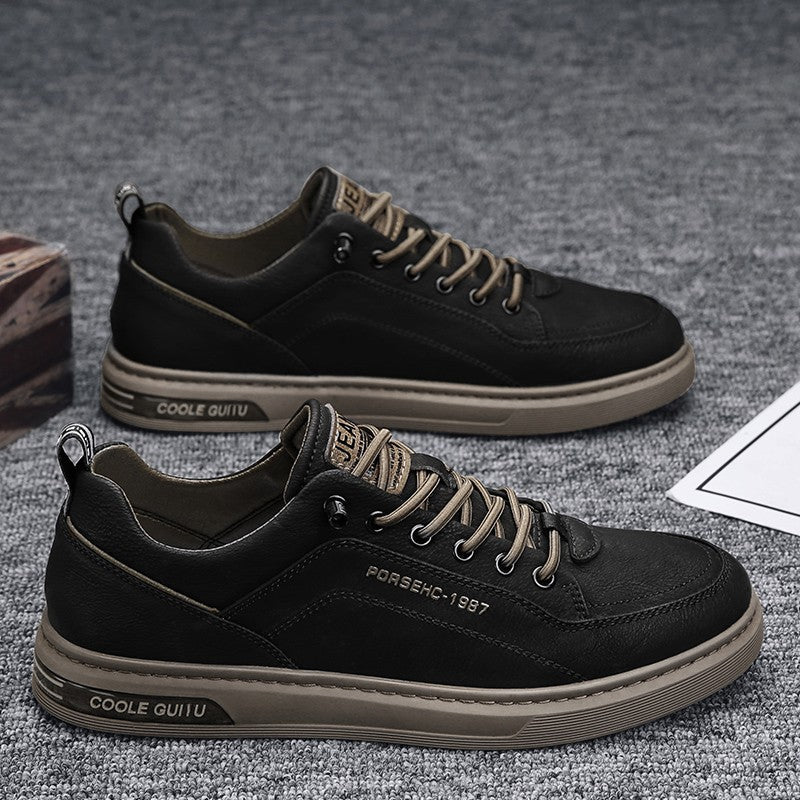 Damen Elegante Sneakers aus weichem Leder mit dämpfender Laufsohle R&B