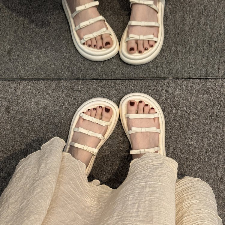 Damen modische Clogs mit gemusterten Riemen und komfortabler Fußbettgestaltung R&B