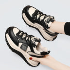 Damen Sportliche Chunky Sneakers mit dämpfender Sohle und rutschfestem Profil R&B