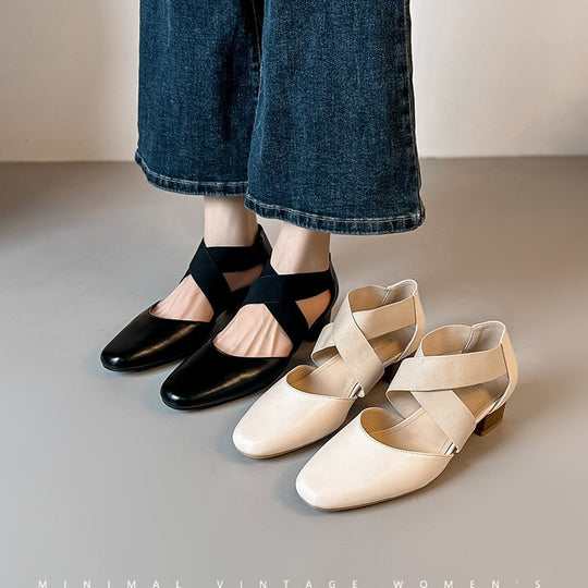Damen elegante und bequeme Slingback-Pumps R&B