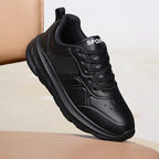 Damen nan modische Komfort-Walking-Sneaker mit stoßabsorbierender Mehrschichtsohle und gepolstertem Einstieg R&B