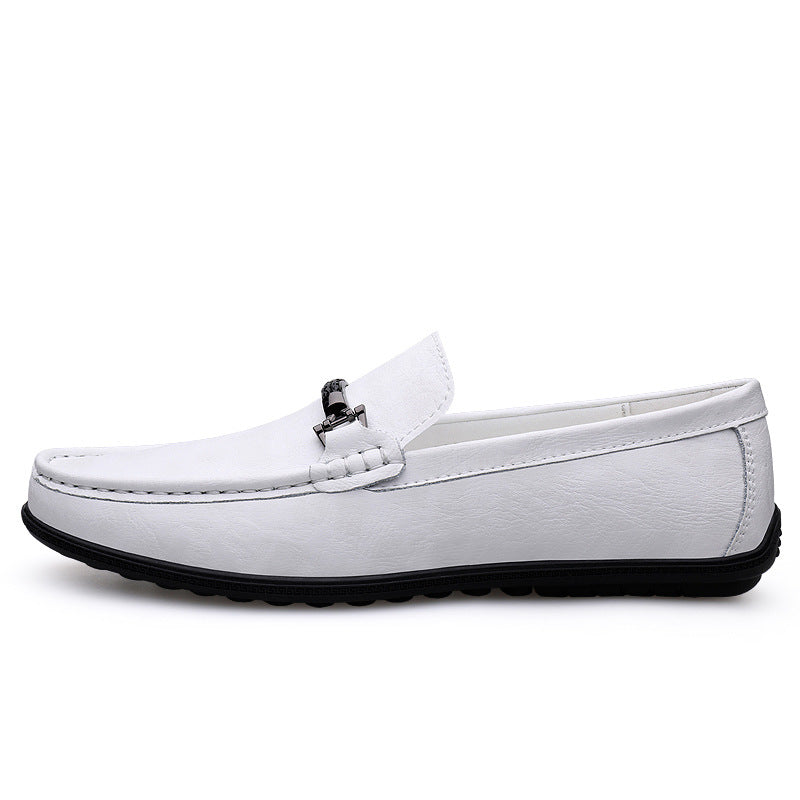 Damen Elegante Mokassins aus hochwertigem Leder mit modischem Schnallenverschluss R&B