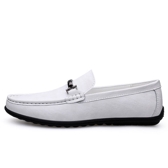 Damen Elegante Mokassins aus hochwertigem Leder mit modischem Schnallenverschluss R&B