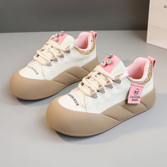 Damen Modische Sneakers mit funkelnden Akzenten und komfortablem Sohlenprofil R&B