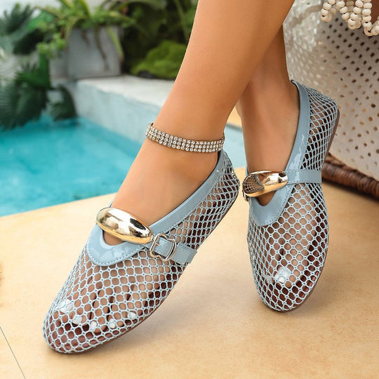Damen Bequeme und elegante Netzschuhe R&B