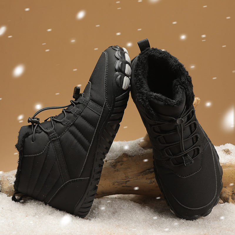 Damen Thermo Winterstiefel mit rutschfester Sohle und warmem Innenfutter R&B