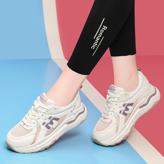 Damen Sportliche und atmungsaktive Laufschuhe mit dämpfender Sohle R&B
