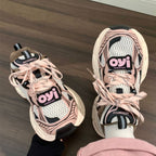 Damen Sportliche Sneakers mit atmungsaktivem Mesh und rutschfester Sohle
