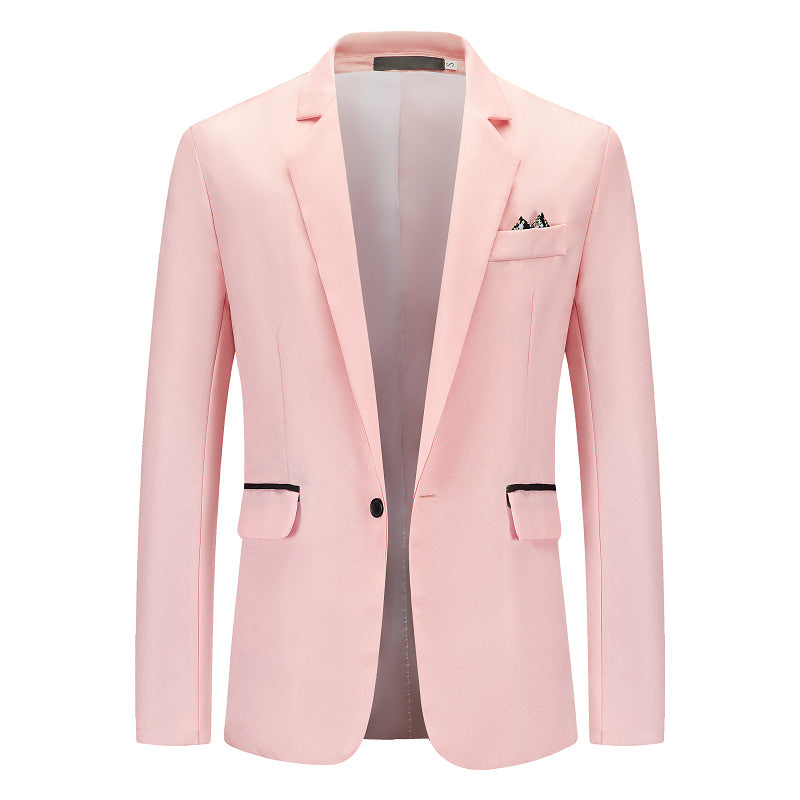 Herren Eleganter Anzugblazer mit feiner Struktur und modernem Schnitt R&B