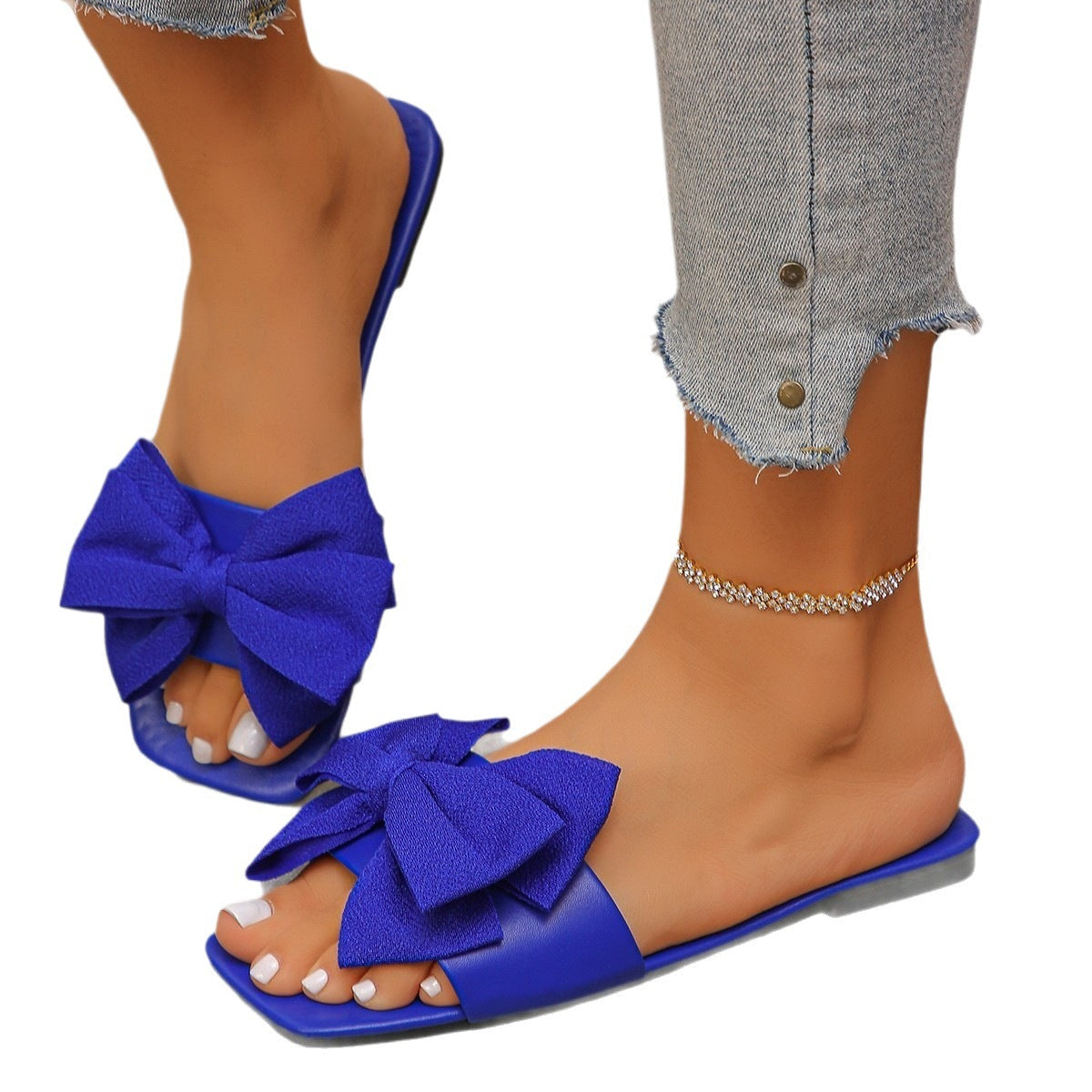Damen Komfortable und stilvolle Sandalen mit Schleifendetail R&B