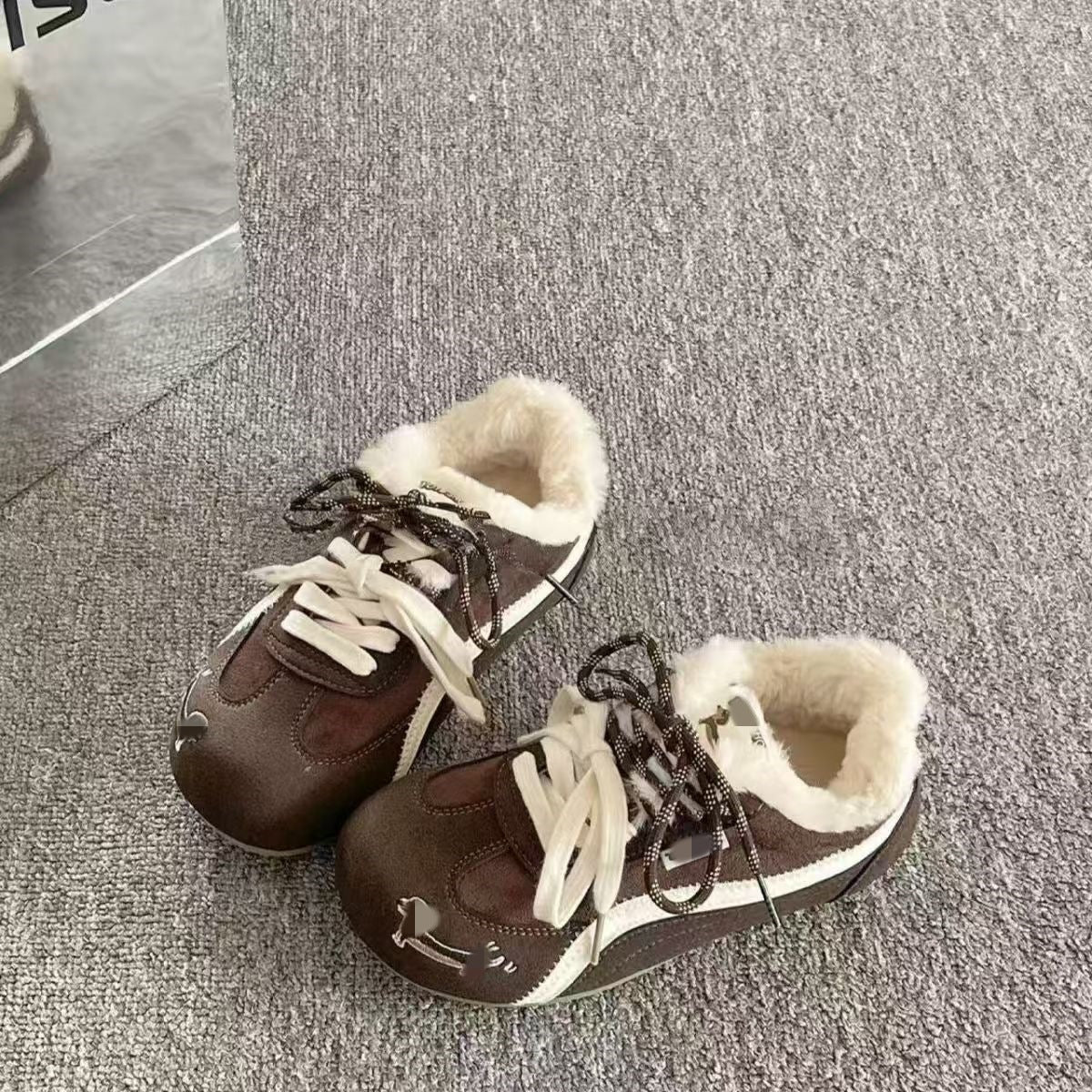 Damen Winter Sneakers mit wärmendem Fleece-Innenfutter und rutschfester Sohle R&B