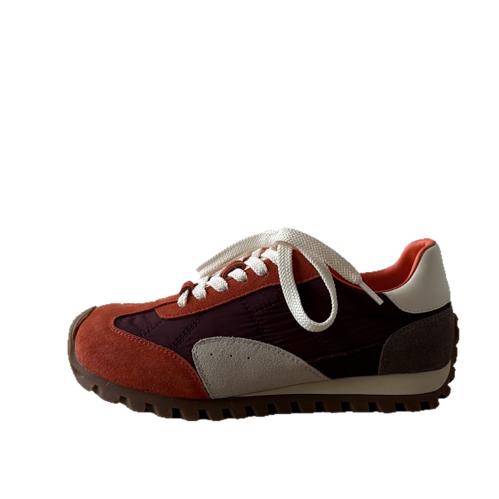 Damen Sportliche Retro-Laufschuhe mit atmungsaktiver Oberflächenstruktur und rutschfester Sohle