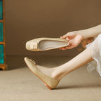 Damen elegante Ballerinas mit modischem Metallakzent R&B