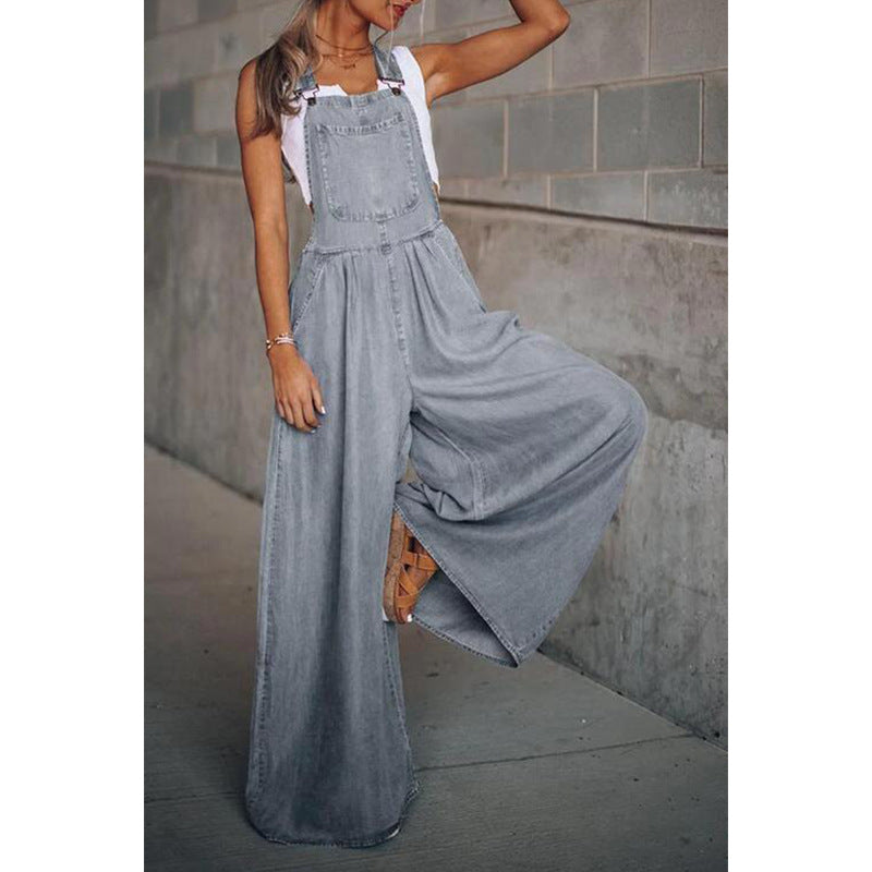 R&B - Damen Denim Jumpsuit