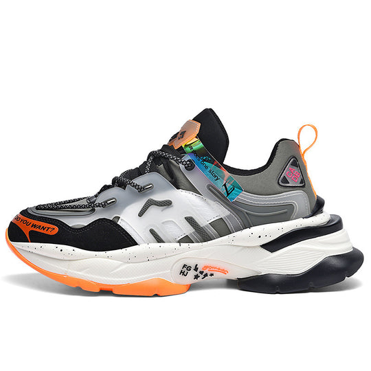 Damen Modebewusste Sneaker mit auffälligem Design und atmungsaktiver Sohle R&B