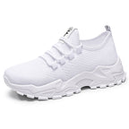 Damen nan atmungsaktive Strick-Slip-On Sneaker mit sockenähnlichem Schaft und profiliertem Plateau-Absatz R&B