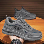 Damen Sportliche Sneakers mit rutschfester Profilsohle und atmungsaktiver Mesh-Oberfläche R&B