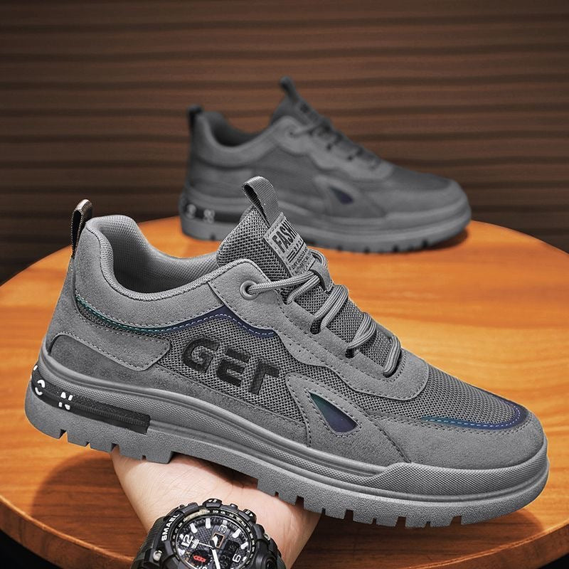 Damen Sportliche Sneakers mit rutschfester Profilsohle und atmungsaktiver Mesh-Oberfläche R&B