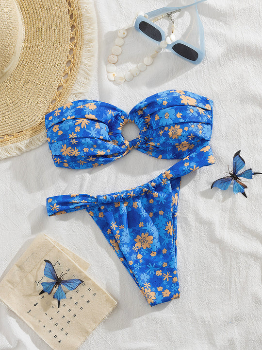 Damen Bandeau-Bikini mit stylischem Knotendesign R&B