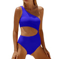 Damen Einseitiger Cut-Out Badeanzug mit attraktivem Design R&B