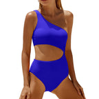 Damen Einseitiger Cut-Out Badeanzug mit attraktivem Design R&B