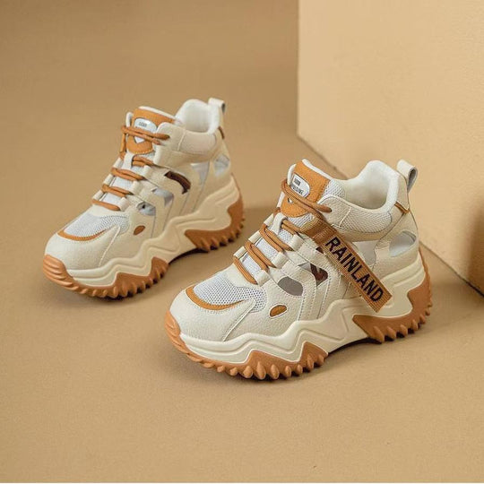 Damen Hochwertige Sportliche Sneaker mit verstärkter Sohle und atmungsaktivem Mesh R&B