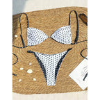 Damen Triangel-Bikini mit eleganten Akzenten und niedrigem Schnitt R&B