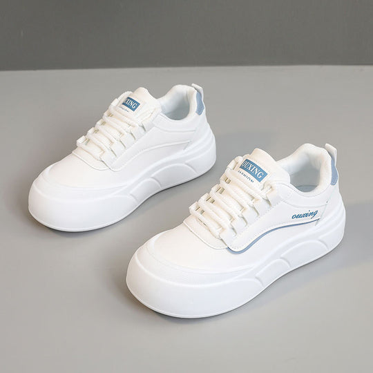 Damen modische Sneakers mit dämpfendem Komfort und elastischen Schnürsenkeln R&B