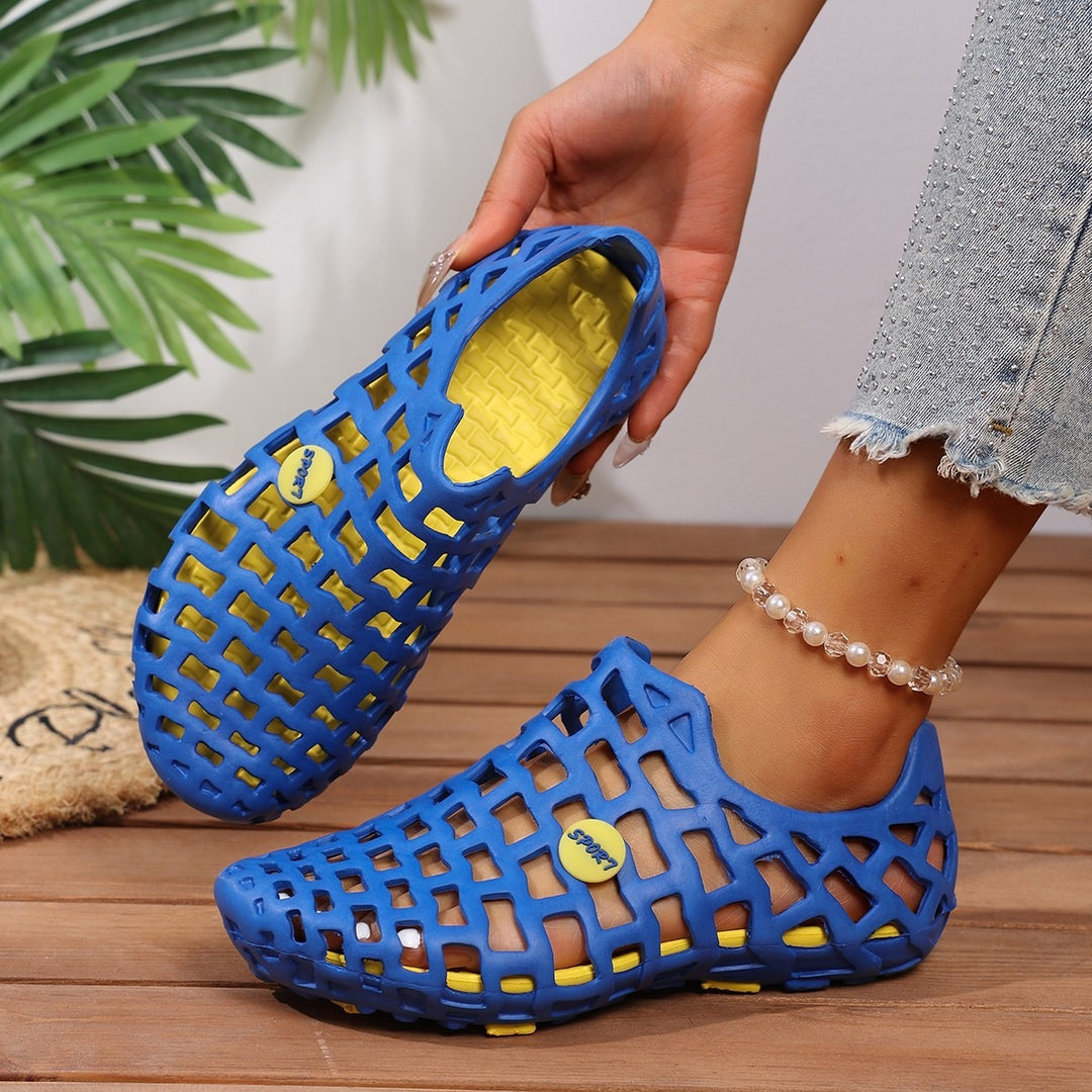 Damen leichte und atmungsaktive Freizeitschuhe mit rutschfester Außensohle R&B