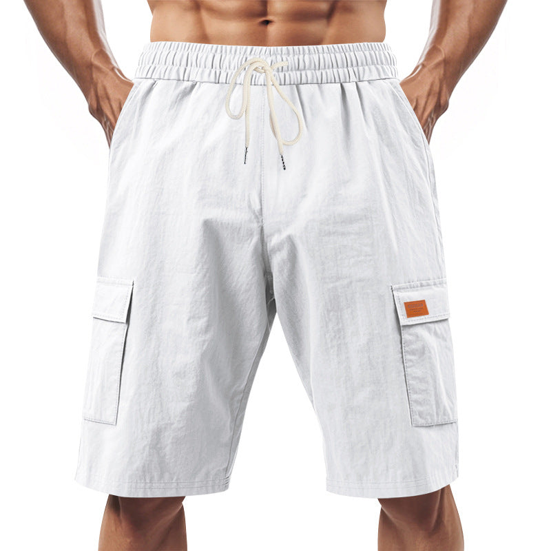 Herren Cargo-Shorts mit vielseitigen Taschen und elastischem Bund R&B