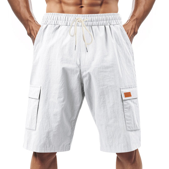 Herren Cargo-Shorts mit vielseitigen Taschen und elastischem Bund R&B