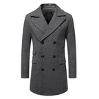 Herren eleganter Karoblazer mit doppelter Knopfleiste und stylischem Innenfutter
