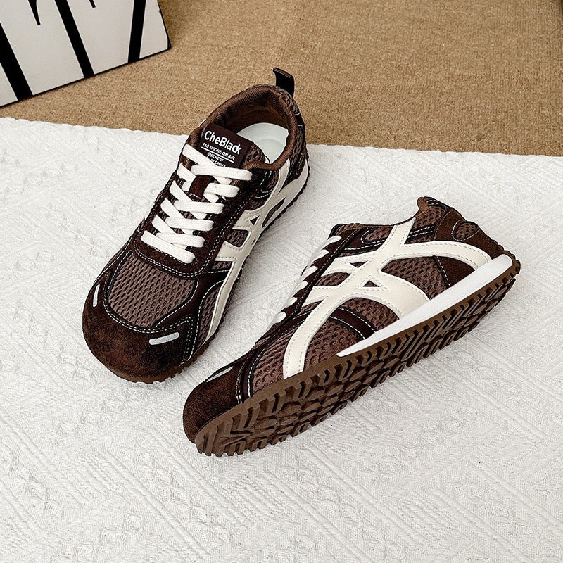 Damen Sportliche Lightweight Sneakers mit atmungsaktivem Obermaterial und rutschfester Sohle R&B