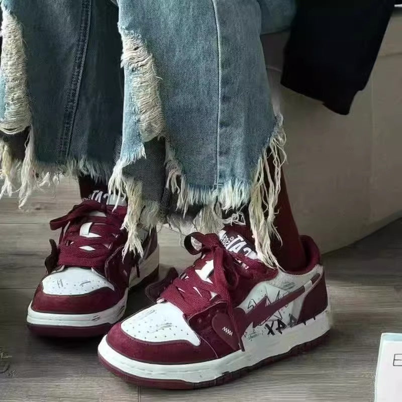 Damen Sportliche Lifestyle-Sneaker mit angesagtem Vintage-Design