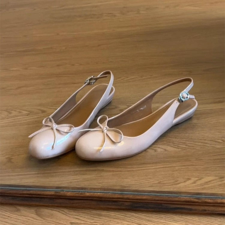 Damen Slingback-Ballerinas mit eleganten Schleifendetails R&B