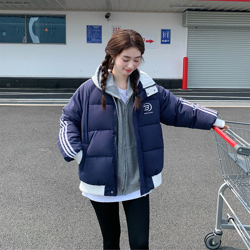 Damen Insulated Steppjacke mit hohem Kragen und seitlichen Taschen R&B